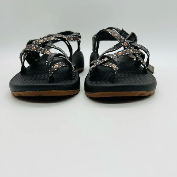 CHACO WOMEN’S STRAPPY OUTDOOR ADVENTURE SANDALS GRAY/ORANGE SIZE 7 - Picture 7 of 11